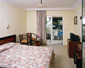 Standard 1 room single with pool view, balcony, and all inclusive